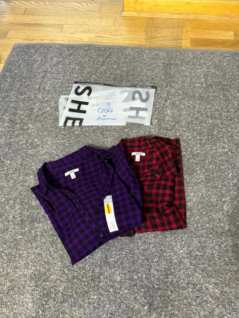 Croft & Barrow Long Sleeve Button Down Flannels